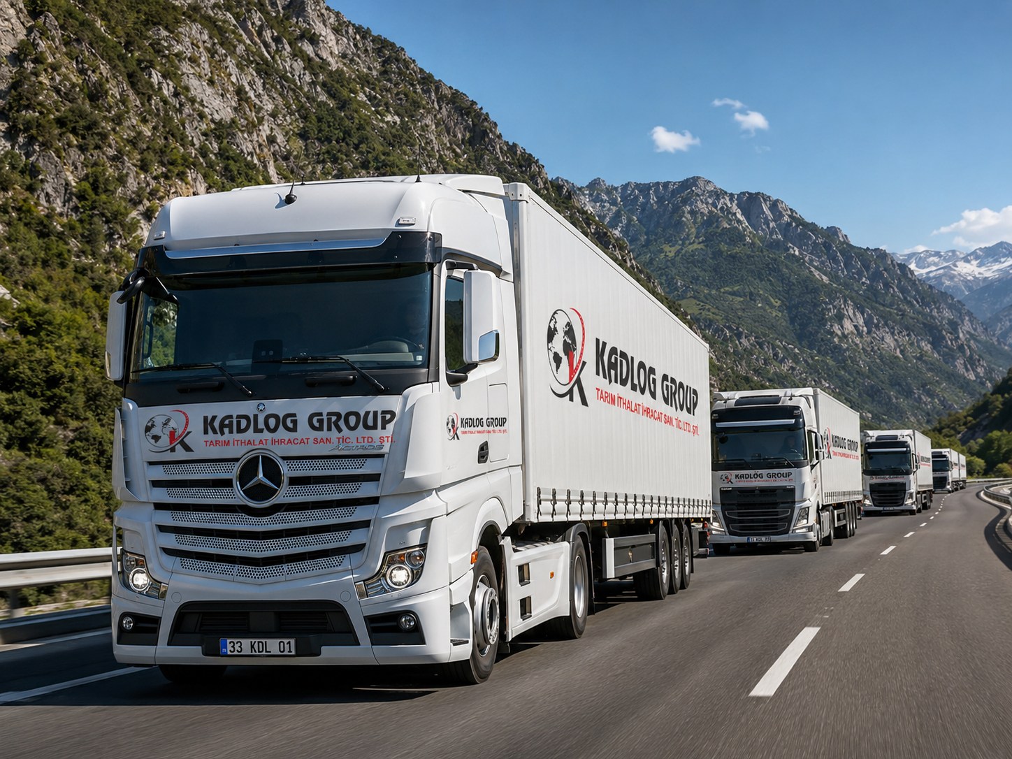 Kadlog Group Galeri – Dağlık Yol Kara Yolu Konvoy