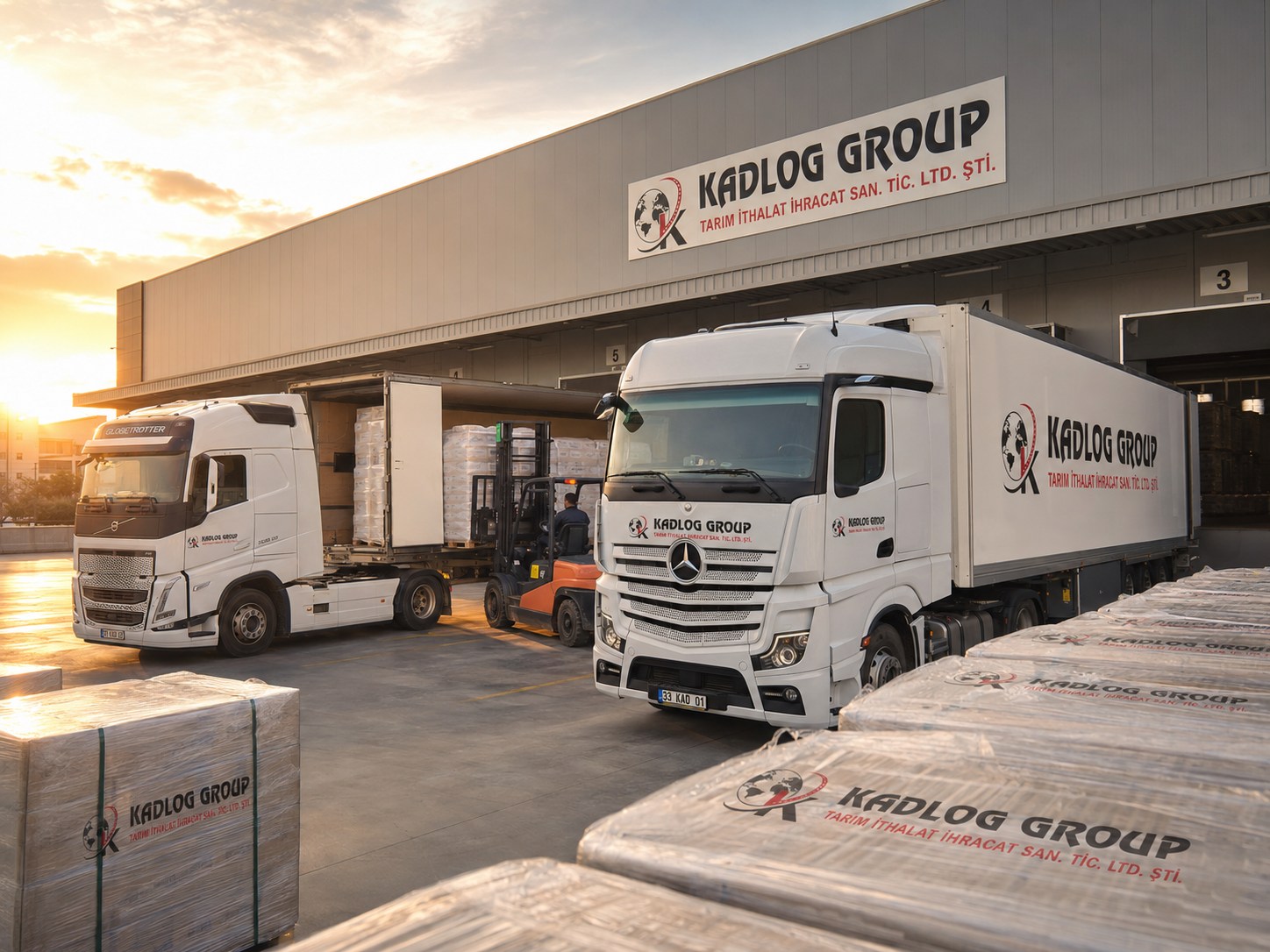 Kadlog Group Galeri – Depo TIR Forklift Operasyonu