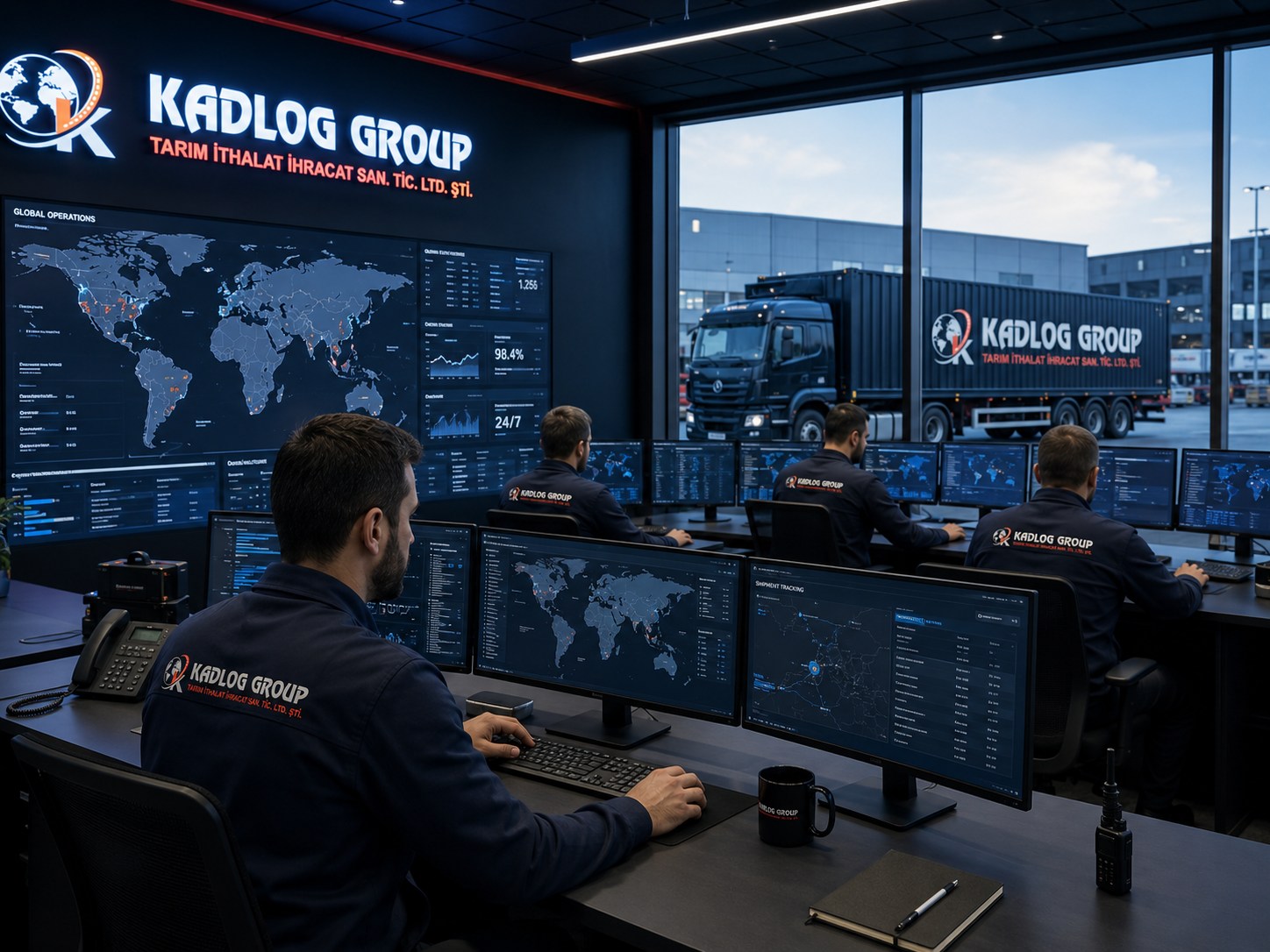 Kadlog Group Galeri – 7/24 Operasyon Kontrol Merkezi