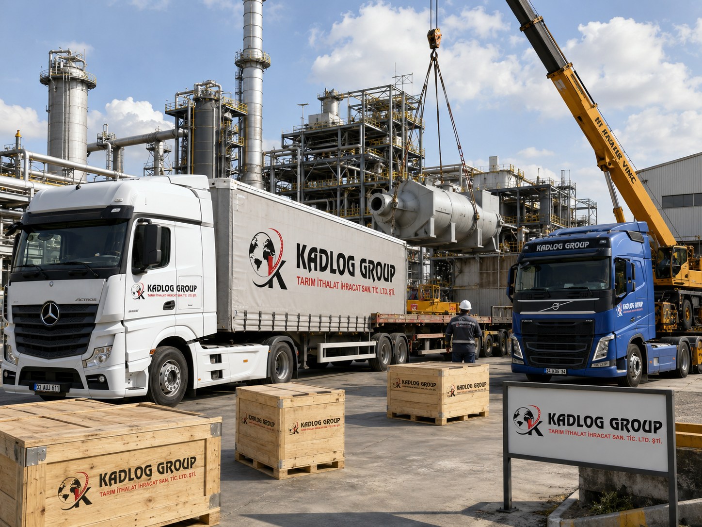 Kadlog Group Galeri – Sanayi Proje Yük Aktarma